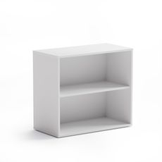 Skrinka nízka otvorená krátka BLOCK White
