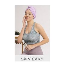 Rýchloschnúci froté Turban na vlasy fialový TiaHome