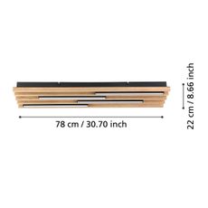 Eglo 390428 - LED Stmievateľné stropné svietidlo MARREIRA 4xLED/9W/230V 3000K