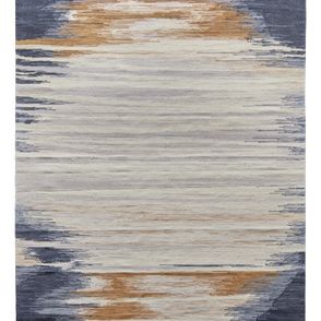 Diamond Carpets koberce Ručne viazaný kusový koberec Ombre Paris DESP HL64 Ivory Charcoal - 140x200 cm