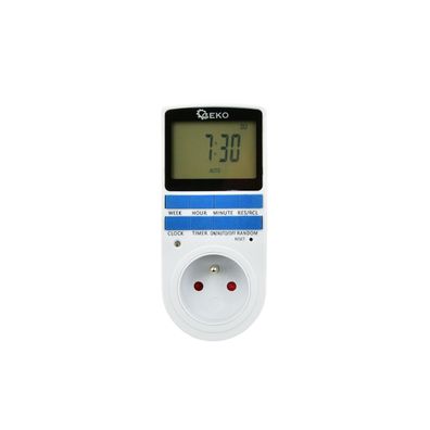 Časovač - LCD spínač zapnutie/vypnutie, Geko G03346