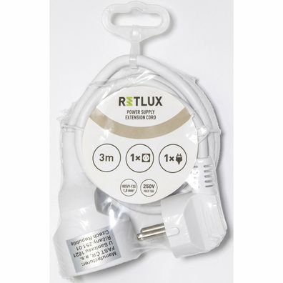 Retlux RPC 42 Predlžovací kábel, 1 zásuvka, 3 m