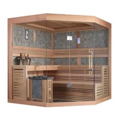 M-SPA - Suchá sauna s pieckou 200 x 200 x 210 cm 6kW