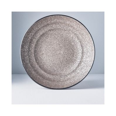 Béžová keramická servírovacia misa MIJ Earth, ø 29 cm
