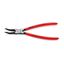 Kliešte na poistné krúžky 225 mm, vnútorné zahnuté 45° Knipex 44 31 J32