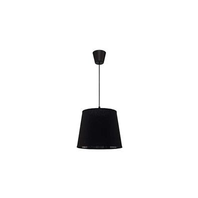 Duolla - Luster na lanku SOLO 1xE27/40W/230V pr. 24 cm čierna