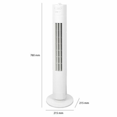 Clatronic TVL 3770 stĺpový ventilátor, biela
