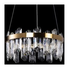 LED Luster na lanku LED/62W/230V pr. 50 cm zlatá
