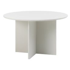 Svetlosivý okrúhly jedálenský stôl ø 110 cm Palma – Unique Furniture