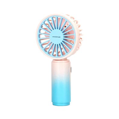 Aigostar - Nabíjací vreckový ventilátor 3W/5V 500mAh USB ružová/modrá