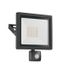 Eglo 64873 - LED Reflektor so senzorom FILETTI LED/50W/230V 3000K IP44 čierna