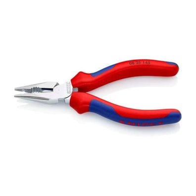 Kombinované kliešte KNIPEX 08 25 145, 145 mm - chrómové kliešte, viaczložkové puzdrá