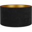 Duolla - Tienidlo k stojacej lampe VELVET E27 pr. 35 cm čierna/zlatá