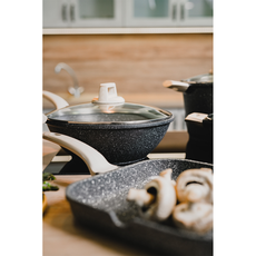WOK panvica s pokrievkou, priemer 30 cm, KAROTE