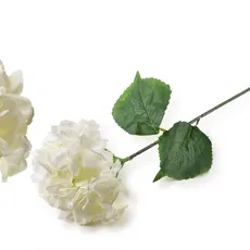 Mondex Since 1986R Umělá květina VIRIDIS HORTENSIA 73 cm bílá