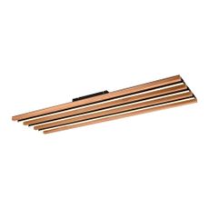 LED stmievateľné stropné svietidlo v čierno-prírodnej farbe 6x114 cm Fontana – Trio