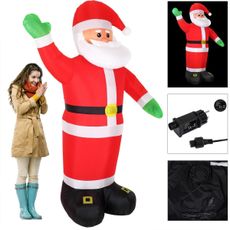 Nafukovací Santa Claus XXL s LED osvetlením 250 cm