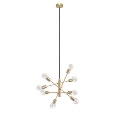 Eglo 99811 - Luster na lanku GRADOLI 8xE27/40W/230V