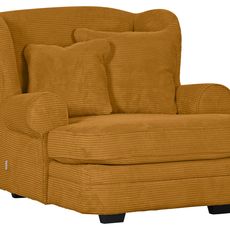 Ambia Home XXL KRESLO, textil, tmavožltá