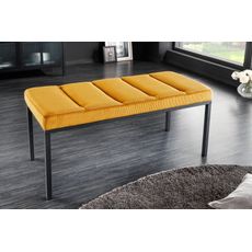 Lavička Boutique 80cm horčicovo žltá šnúra