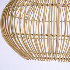 Immax 08257L - Luster na lanku PELO 1xE27/40W/230V pr. 40 cm ratan