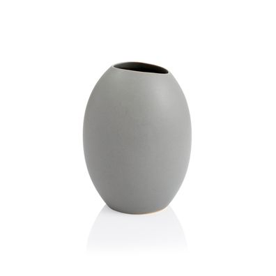Váza FANCY HOME Stones 17 cm, šedá