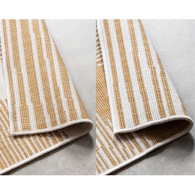 ELLE Decoration , Kusový koberec Gemini 106017 Ochre z kolekcie Elle – na von aj na doma, 80x150, žltá, chodba / predsieň