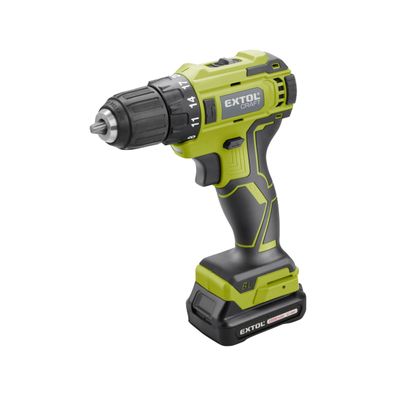 Aku vŕtací skrutkovač, BRUSHLESS, 12V Li-ion s náradím, súprava 46ks