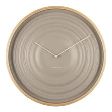 Béžové nástenné hodiny Karlsson Ribble, ø 31 cm