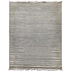 Diamond Carpets India , Ručne viazaný kusový koberec Check DESP HL49, 140x200, šedá, obývacia izba
