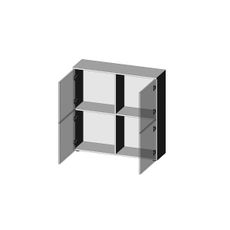 HALMAR Livo KM-100 komoda biela / biely lesk