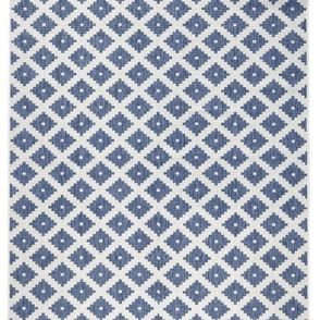 NORTHRUGS - Hanse Home koberce Kusový koberec Twin-Wendeteppiche 103128 blau creme – na von aj na doma - 120x170 cm