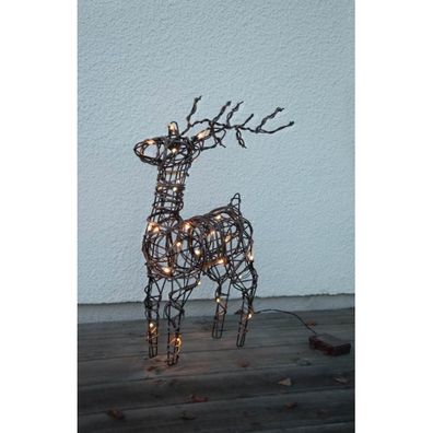 Eglo 411137 - LED Vonkajšia vianočná dekorácia VIXEN 24xLED/0,06W/3xAA IP44