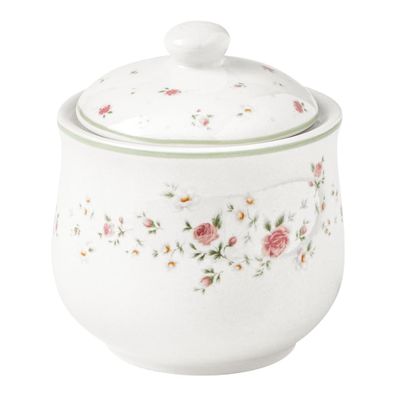 Biela porcelánová cukornička Brandani Nonna Rosa