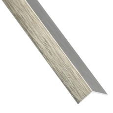 Profil uholníkový samolepiaci PVC titán 19.5x19.5x2600