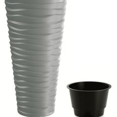 Prosperplast Kvetináč Long Sand s vložením šedý, varianta 34,9 cm