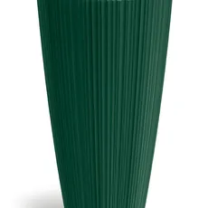 Prosperplast Plastový květináč OROS 39 cm tmavě zelený matný