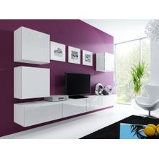 CAMA MEBLE Vigo 50 skrinka na stenu biela / biely lesk