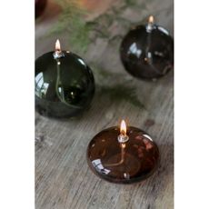 Sklenená olejová lampa (výška 11 cm) Aura – Mette Ditmer Denmark