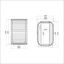 Vonkajšia sauna CUBE S - 194 x 120 cm pre 2 osoby