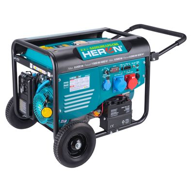 Elektrocentrála benzínová a plynová (LPG/NG) 17HP/8,2kW/10,2kVA (400V), 6,5kW (230V), elektrický štart, diaľkové ovládanie