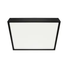 Emithor Stropné LED svietidlo LENYS III. 27024, 14 x 14 cm, 12W, IP20/IP44, čierna, 14 x 14 cm