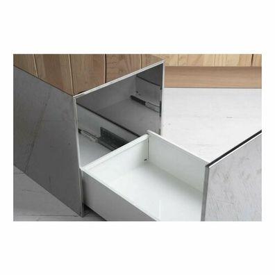 Elletipi Vstavaný odpadkový kôš STREET - výsuvný, 12 + 8 + 8 l