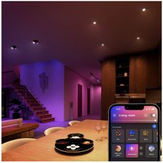SADA 2x LED RGBW Stmievateľná žiarovka Philips Hue WACA GU5,3/MR16/6,3W/12V
