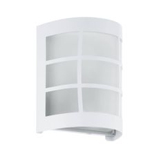 Eglo 75311 - LED Vonkajšie nástenné svietidlo CERNO 1xE27/4W/230V biela IP44