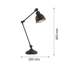Argon 3197 - Stolná lampa EUFRAT 1xE27/15W/230V