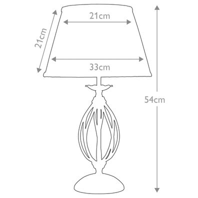 Elstead ART-TL-BLACK - Stolná lampa ARTISAN 1xE27/60W/230V čierna