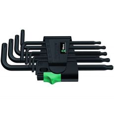 Wera 024242 Nástrčné kľúče 967 PKL/9 TORX, čierneLaser