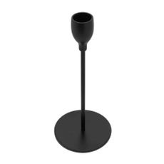 Altom Kovový svietnik čierna, 18 cm, 18 cm