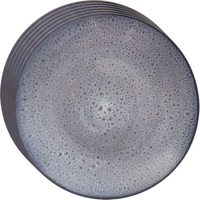 Orion Sada keramických plytkých tanierov Glaze fialová 27 cm, 6 ks